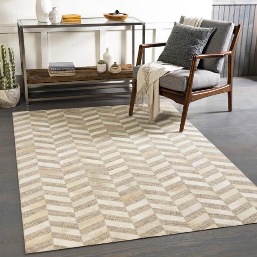 Surya Jardin JRD-2304 Dark Brown Light Beige 10' x 14' Rug