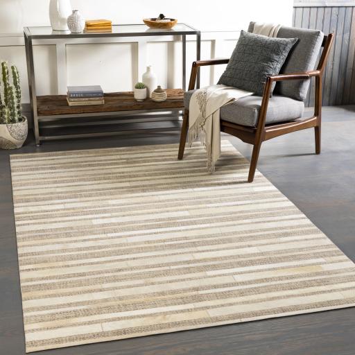 Surya Jardin JRD-2306 Dark Brown Light Beige 10' x 14' Rug