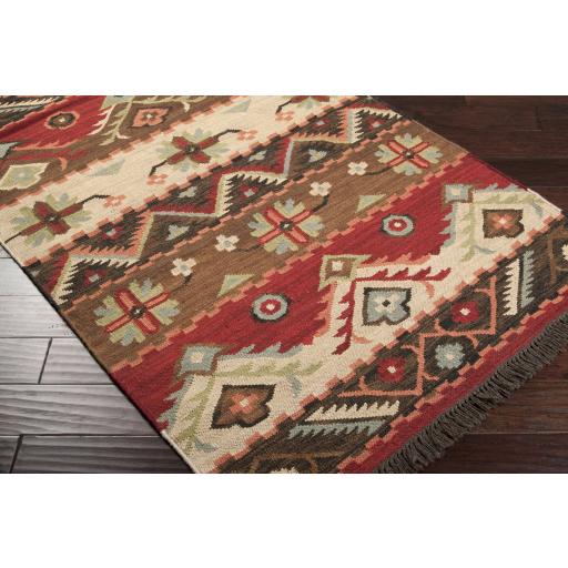 Surya Jewel Tone JT-8 Burgundy Dark Brown 10' Square Rug