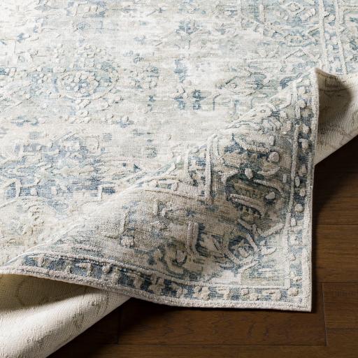 Surya Jordan JOR-2301 Cream Deep Teal 2' x 3' Rug