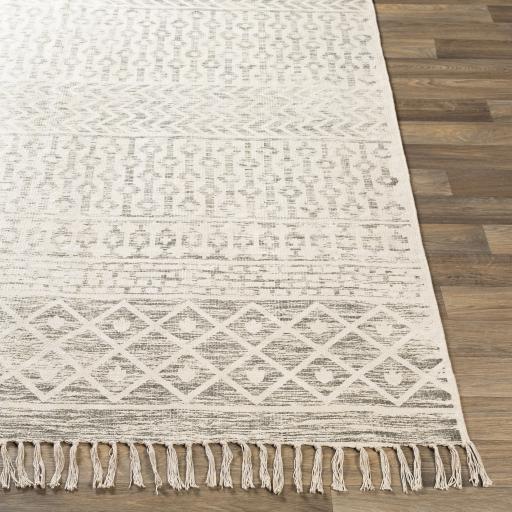 Surya July JUY-2302 Charcoal Light Beige 2' x 3' Rug