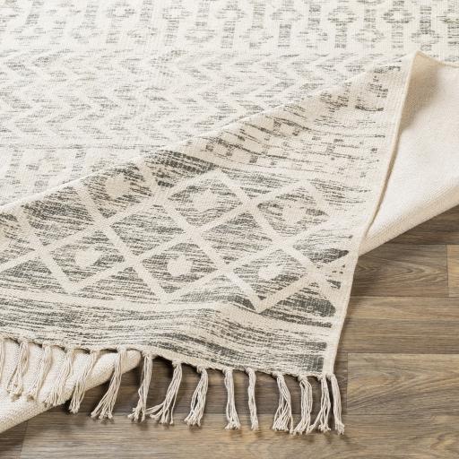 Surya July JUY-2302 Charcoal Light Beige 2' x 3' Rug