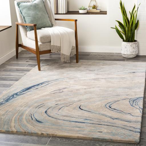 Surya Kavita KVT-2308 Deep Teal Gray 10' x 14' Rug