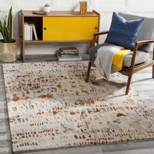 Surya Kavita KVT-2318 Brown Charcoal 10' x 14' Rug