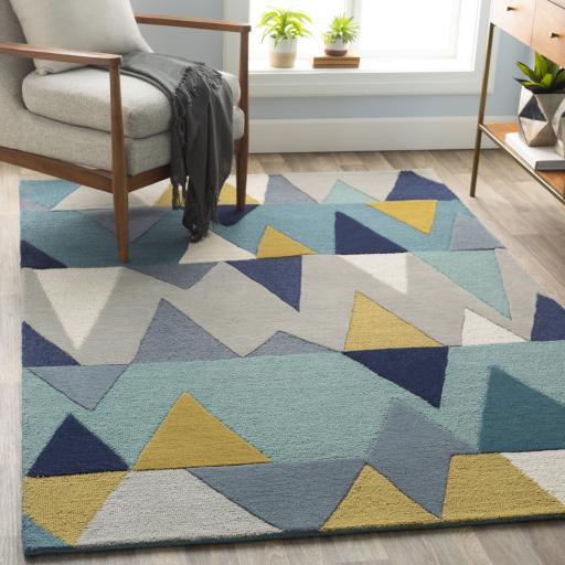 Surya Kennedy KDY-3012 Blue Gray 10' Square Rug