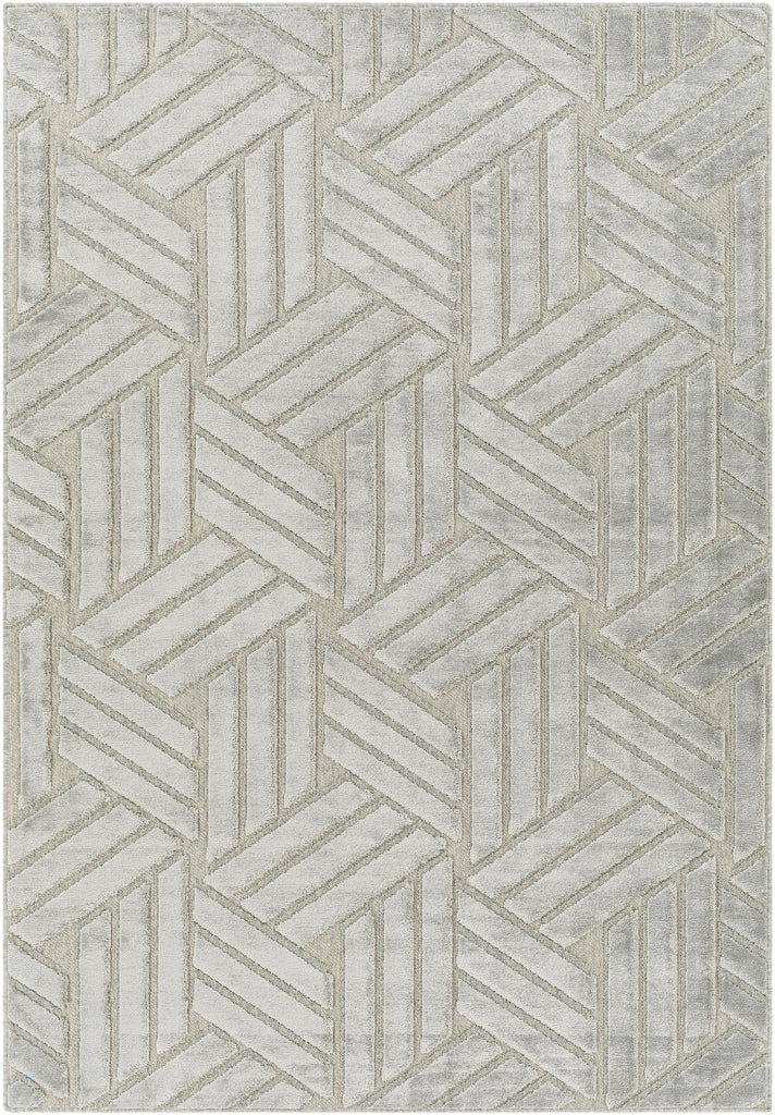 Surya Kingston KGS-2303 Gray Medium Gray 3'11" x 5'7" Rug