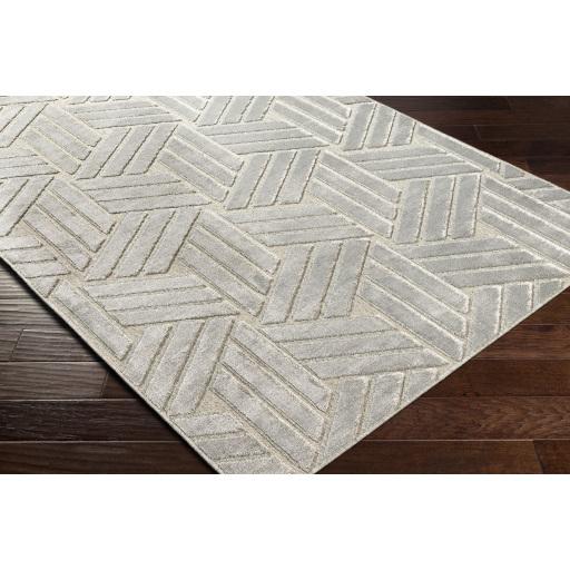 Surya Kingston KGS-2303 Gray Medium Gray 3'11" x 5'7" Rug