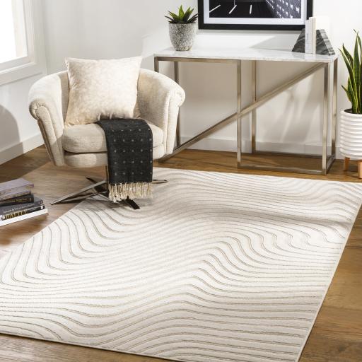 Surya Kingston KGS-2304 Cream Light Beige 2' x 2'11" Rug