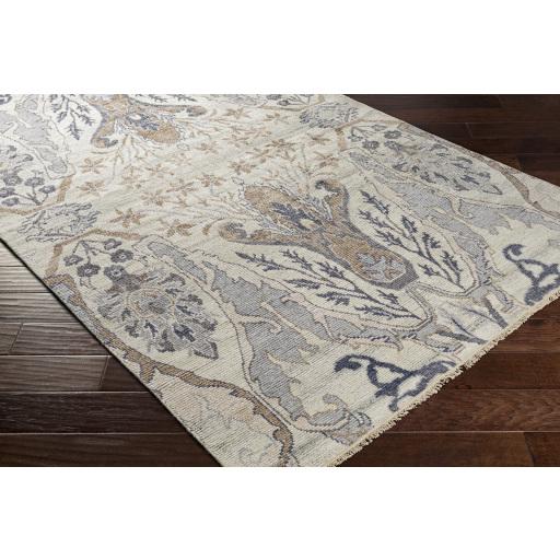 Surya Kushal KUS-2302 Gray Ivory 10' x 14' Rug