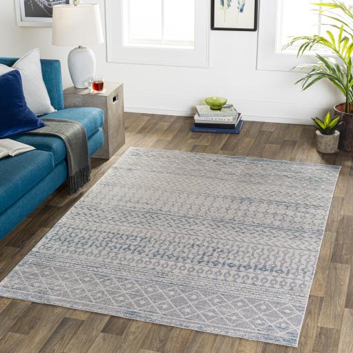 Surya Lavadora LVR-2343 Blue Gray 2'7" x 7'3" Rug