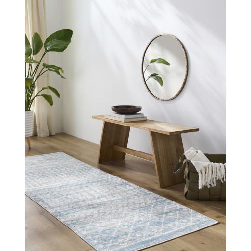 Surya Lavadora LVR-2344 Blue Gray 5'3" x 7' Rug