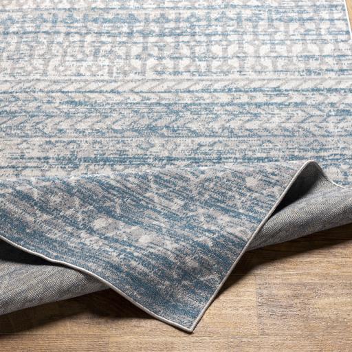 Surya Lavadora LVR-2344 Blue Gray 5'3" x 7' Rug