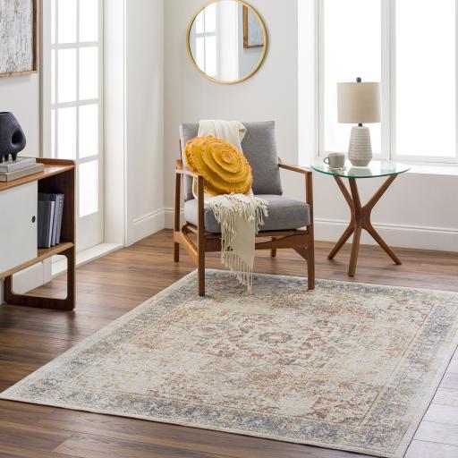 Surya Lillian LLL-2317 Brick Red Brown 2' x 2'11" Rug