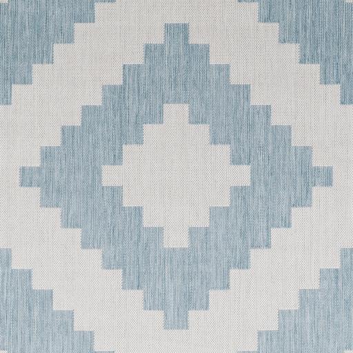 Surya Long Beach LBH-2315 Aqua Ivory 5'3" x 7' Rug