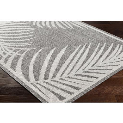 Surya Long Beach LBH-2349 Dark Brown Ivory 2'7" x 7'3" Rug