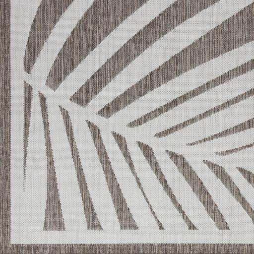 Surya Long Beach LBH-2349 Dark Brown Ivory 5'3" x 7' Rug