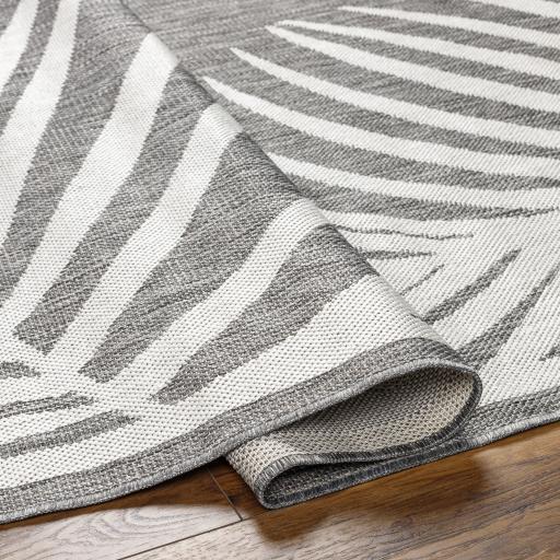 Surya Long Beach LBH-2350 Charcoal Ivory 2'7" x 7'3" Rug