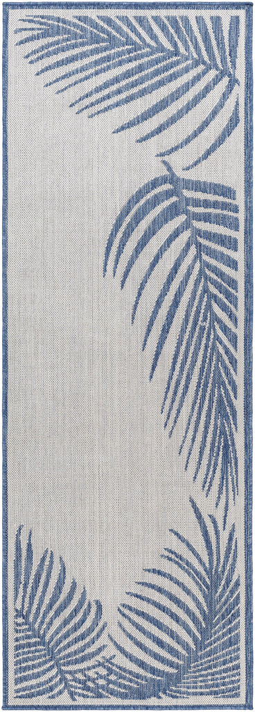 Surya Long Beach LBH-2354 Ivory Navy 2'7" x 7'3" Rug