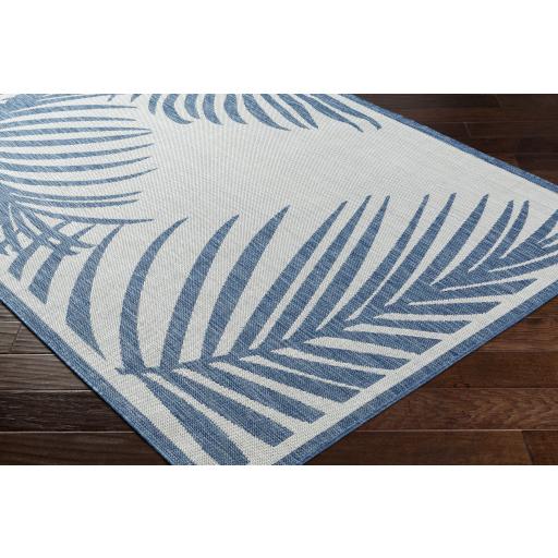 Surya Long Beach LBH-2354 Ivory Navy 2'7" x 7'3" Rug