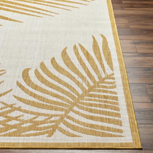 Surya Long Beach LBH-2355 Ivory Mustard 2'7" x 7'3" Rug