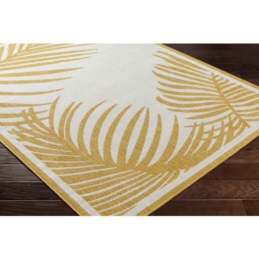 Surya Long Beach LBH-2355 Ivory Mustard 2'7" x 7'3" Rug