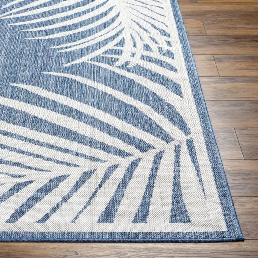 Surya Long Beach LBH-2356 Ivory Navy 2'7" x 7'3" Rug