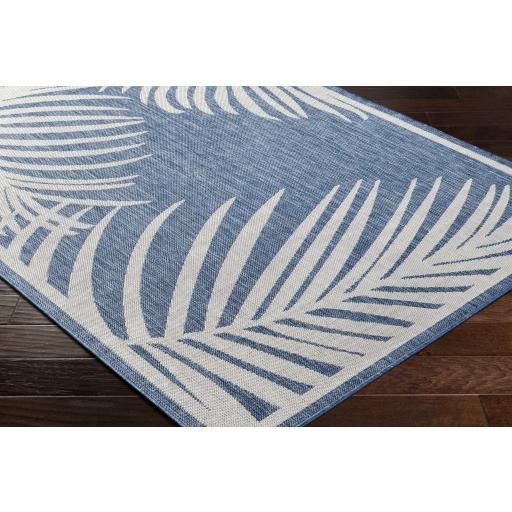 Surya Long Beach LBH-2356 Ivory Navy 2'7" x 7'3" Rug