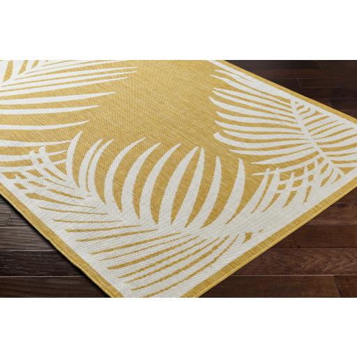 Surya Long Beach LBH-2357 Ivory Mustard 2'7" x 7'3" Rug