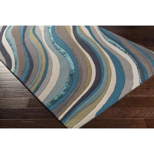 Surya Lounge LGE-2293 Aqua Blue 2' x 8' Rug