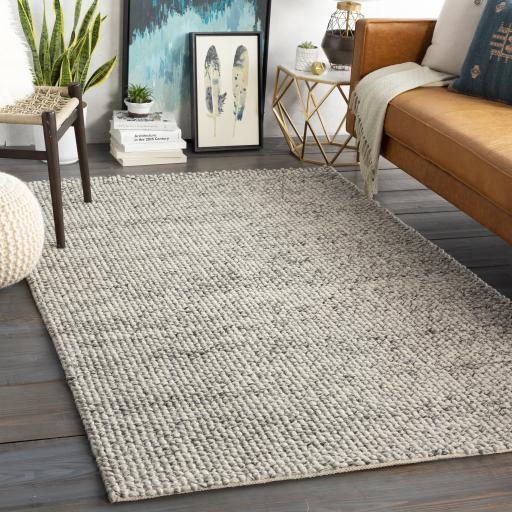 Surya Lucerne LNE-1001 Charcoal Ivory 10' x 14' Rug