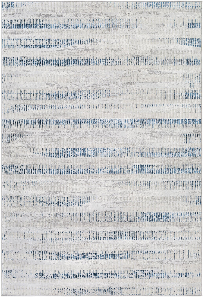 Surya Lustro LSR-2309 Cream Dark Blue 5'3" x 7' Rug