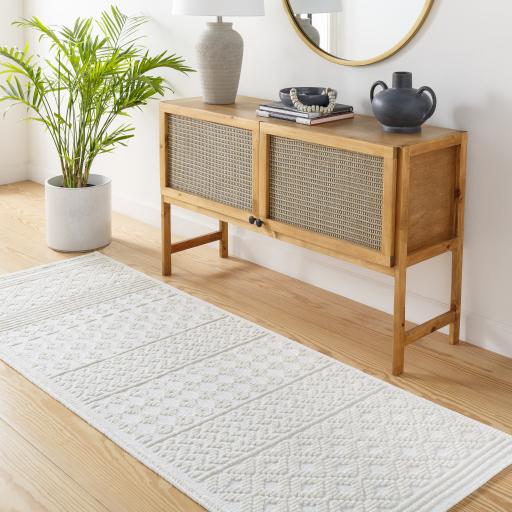 Surya Lyna LYA-2309 Off-White White 2' x 2'10" Rug