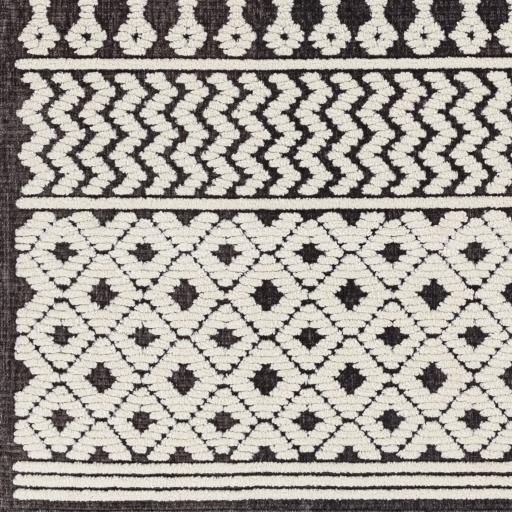 Surya Lyna LYA-2310 Black Off-White 2'7" x 7'2" Rug