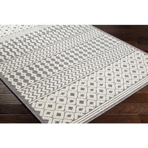 Surya Lyna LYA-2311 Gray Off-White 2'7" x 7'2" Rug