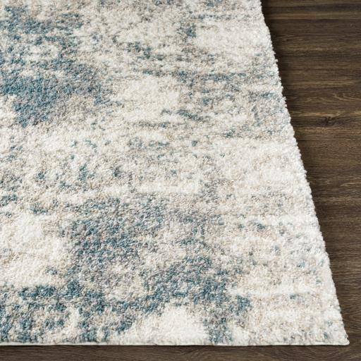 Surya Lyra Shag LYR-2301 Blue Cream 2' x 3' Rug