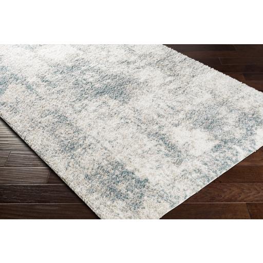 Surya Lyra Shag LYR-2301 Blue Cream 2' x 3' Rug