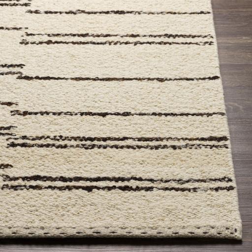 Surya Machu Picchu MCU-1005 Black Cream 2' x 3' Rug