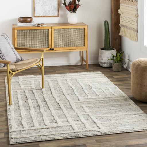 Surya Manisa MNS-2304 Brown Charcoal 9' x 12' Rug