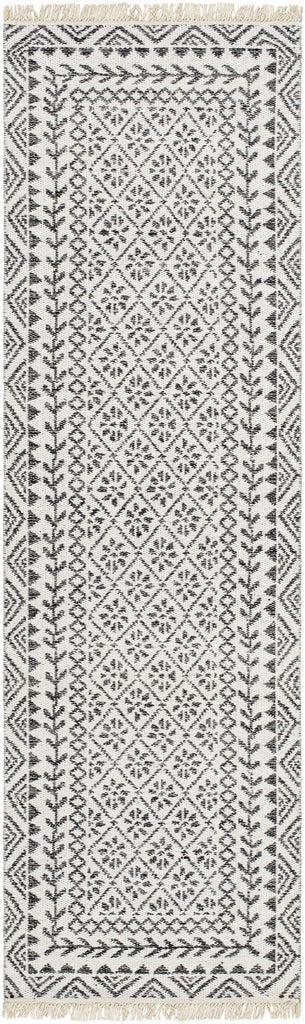 Surya Mardin MDI-2319 Black Ivory 2' x 3' Rug