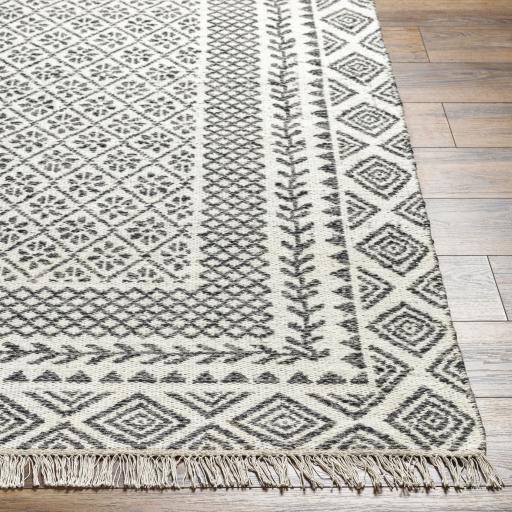 Surya Mardin MDI-2319 Black Ivory 2' x 3' Rug