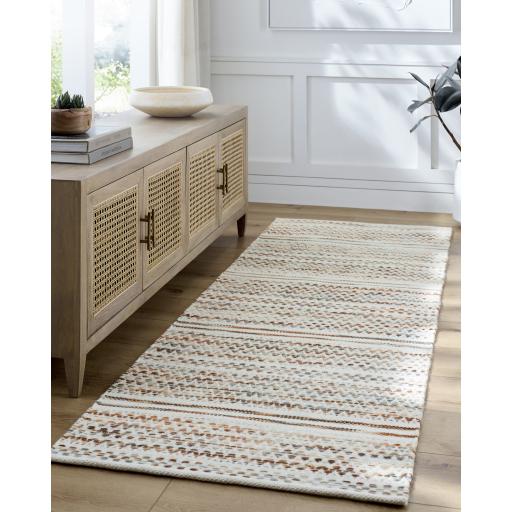 Surya Mardin MDI-2320 Burnt Orange Cream 2' x 3' Rug