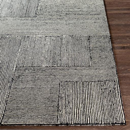 Surya Maroc MAR-2320 Black Cream 10' x 14' Rug