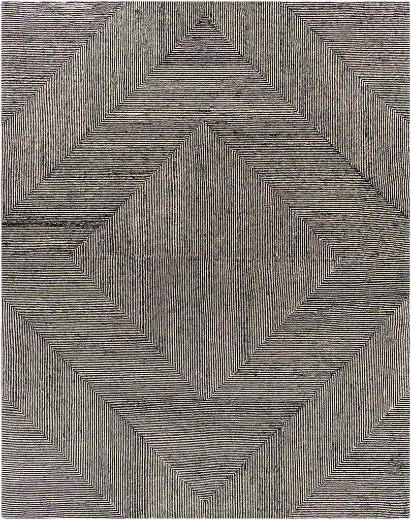 Surya Maroc MAR-2321 Black Cream 5' x 7'6" Rug