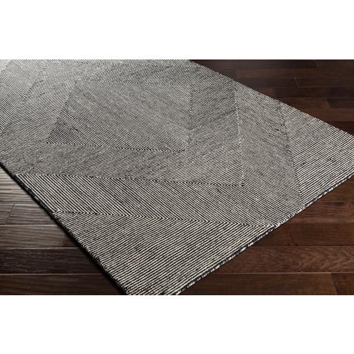 Surya Maroc MAR-2321 Black Cream 5' x 7'6" Rug