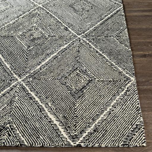 Surya Maroc MAR-2322 Black Cream 10' x 14' Rug