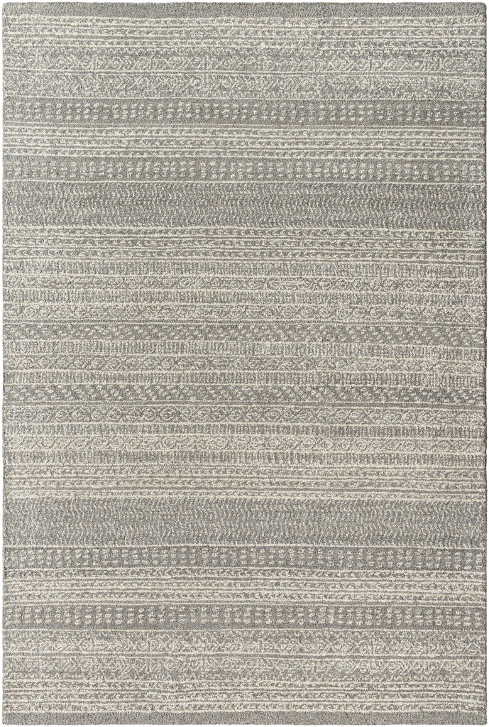 Surya Maroc MAR-2326 Charcoal Oatmeal 2' x 3' Rug