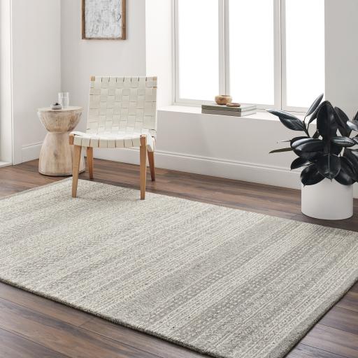 Surya Maroc MAR-2326 Charcoal Oatmeal 2' x 3' Rug