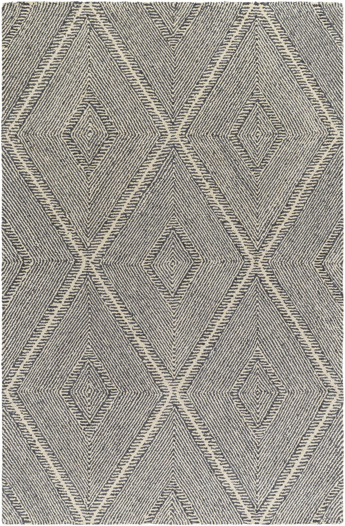 Surya Maroc MAR-2331 Charcoal Cream 2' x 3' Rug