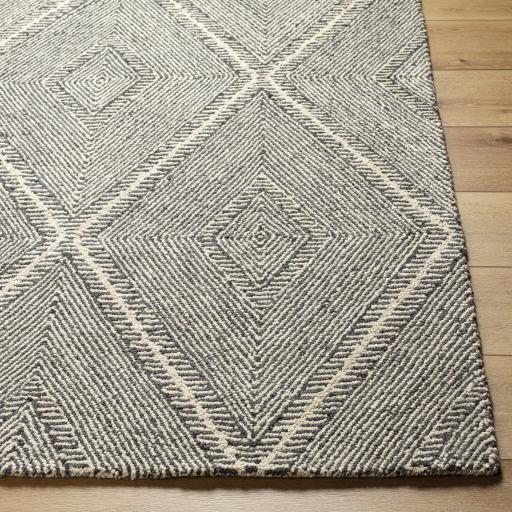 Surya Maroc MAR-2331 Charcoal Cream 2' x 3' Rug