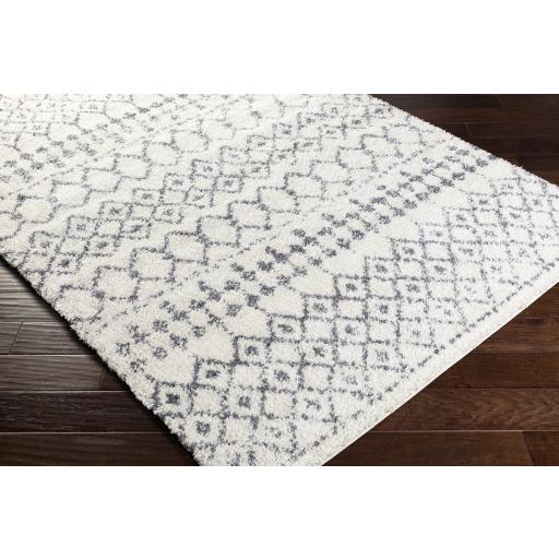 Surya Maroc Shag MRS-2310 Gray White 2' x 2'11" Rug